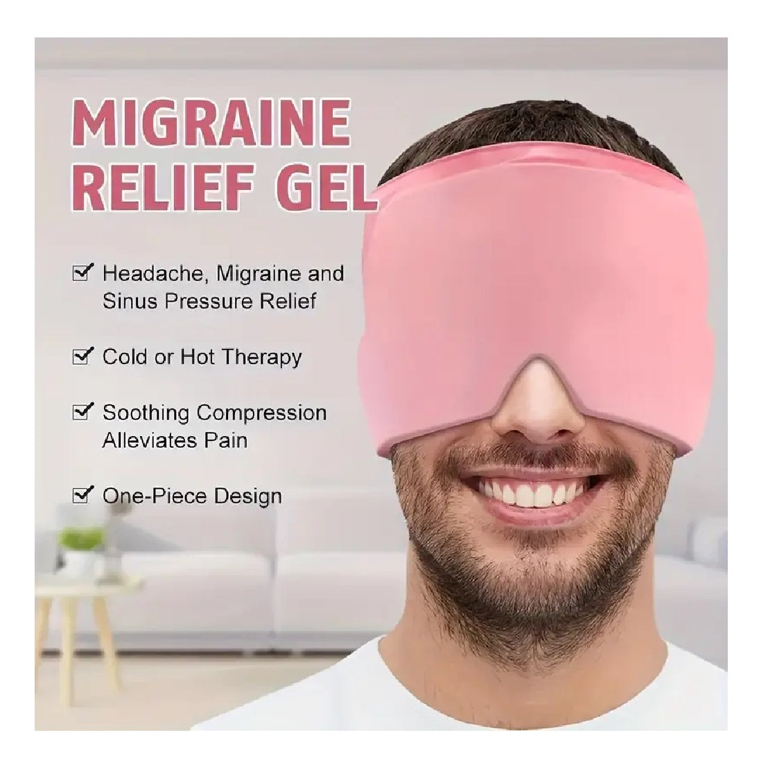 Gorro Alivia Dolores Cabeza Y Migrañas