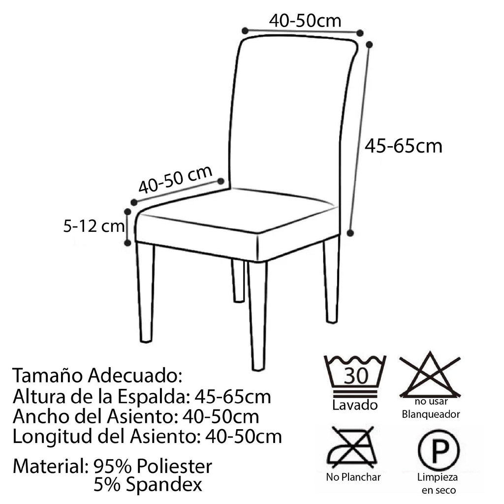 Forro Protector Individual Silla Comedor