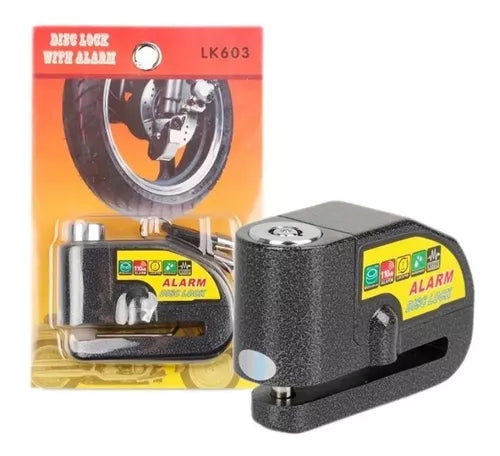 Candado de Disco con Alarma
